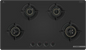 Bosch Built-in Gas Hob – Premium Black Glass Cooktop for Modular Kitchens